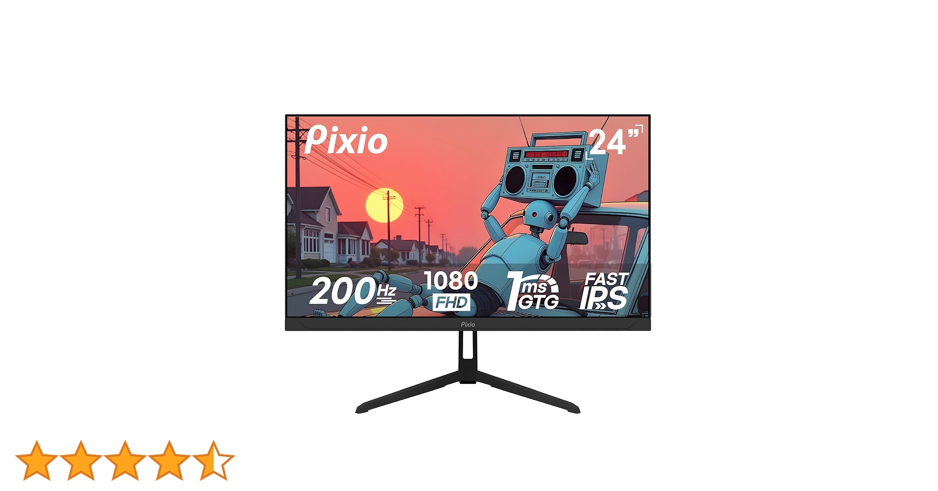 Amazon.co.jp: Pixio PX248 Wave 24インチ Fast IPS FHD 1920 x